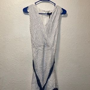 NY Collection Women's  Plus Size Ruched Sleeveless Empire maxi Dresss